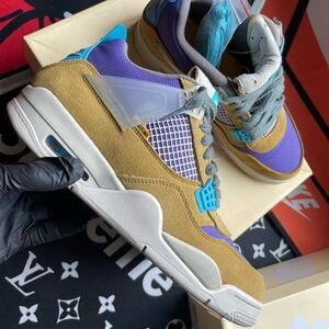 Jordan 4 union dessert moss Very VNDS